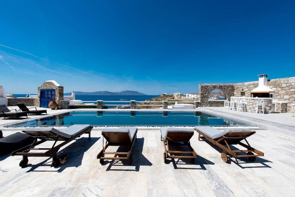 Villa Orion Mykonos - Blue Views Mykonos Villas Mykonos Town エクステリア 写真
