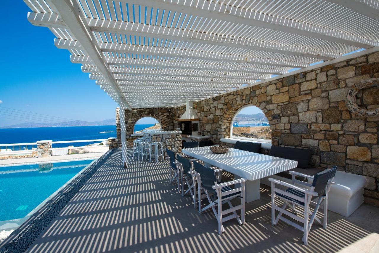 Villa Orion Mykonos - Blue Views Mykonos Villas Mykonos Town エクステリア 写真