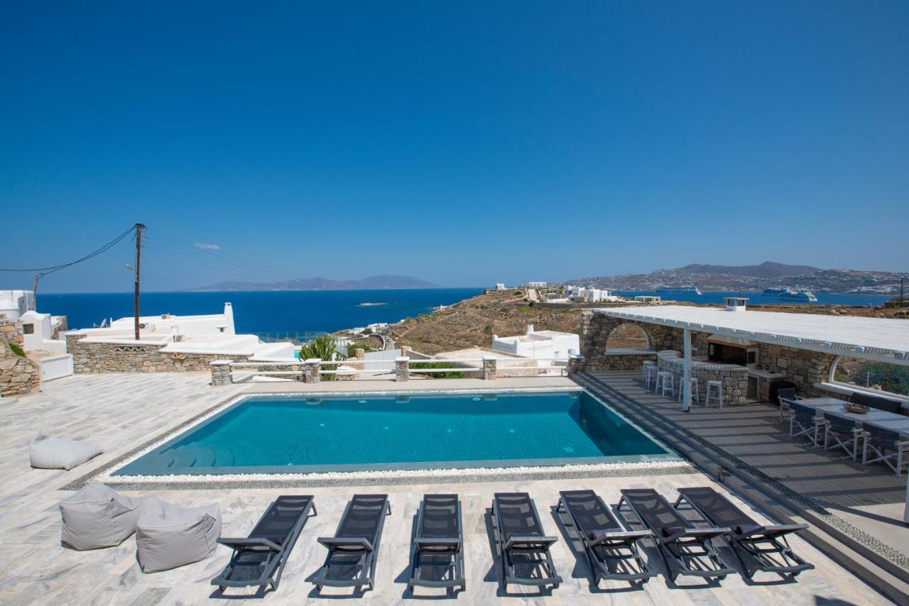 Villa Orion Mykonos - Blue Views Mykonos Villas Mykonos Town エクステリア 写真