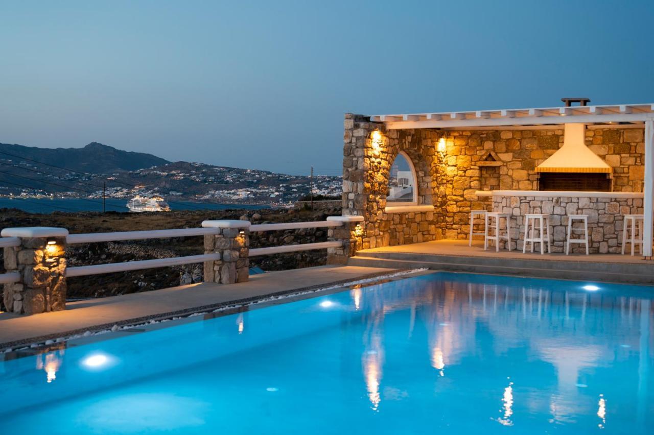 Villa Orion Mykonos - Blue Views Mykonos Villas Mykonos Town エクステリア 写真